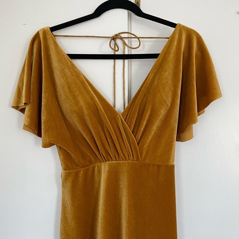 Jenny Yoo Ellis Dress Marigold-Size 0